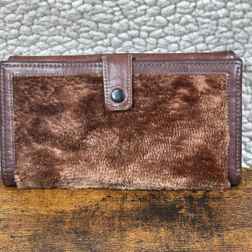Vintage Godfred & Associates Full Grain Cowhide Seal Wallet Cartier Insert. Rare